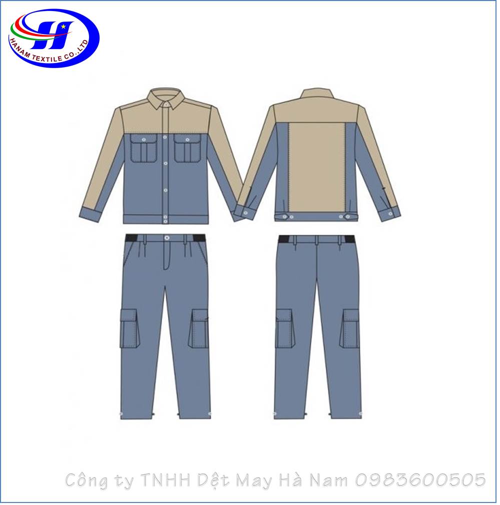 Quần áo bảo hộ lao động Mẫu MHN04